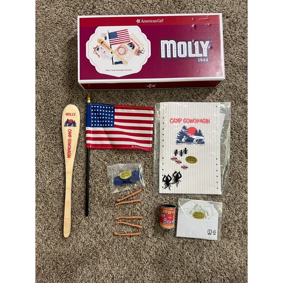 American Girl Other - NEW American Girl Molly's Camp Gowonagin Accessories for 18" Dolls